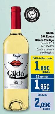 Oferta de Gilda - D.O. Rueda Blanco Verdejo por 2,09€ en Makro