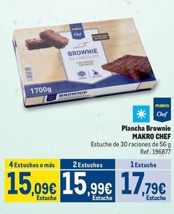 Oferta de Makro Chef - Plancha Brownie  por 17,79€ en Makro