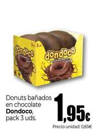 Oferta de Dondoco - Donuts Bañados En Chocolate  por 1,95€ en Unide Market
