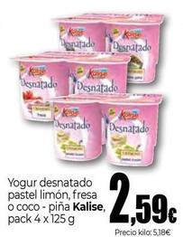 Oferta de Kalise - Yogur Desnatado Pastel Limón por 2,59€ en Unide Supermercados