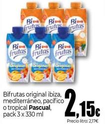 Oferta de Pascual - Bifrutas Original Ibiza por 2,15€ en Unide Supermercados