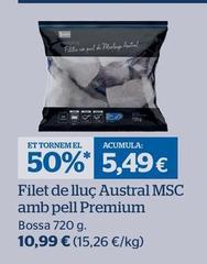 Oferta de Premium - Filetes De Merluza Austral MSC Con Piel  por 10,99€ en La Sirena