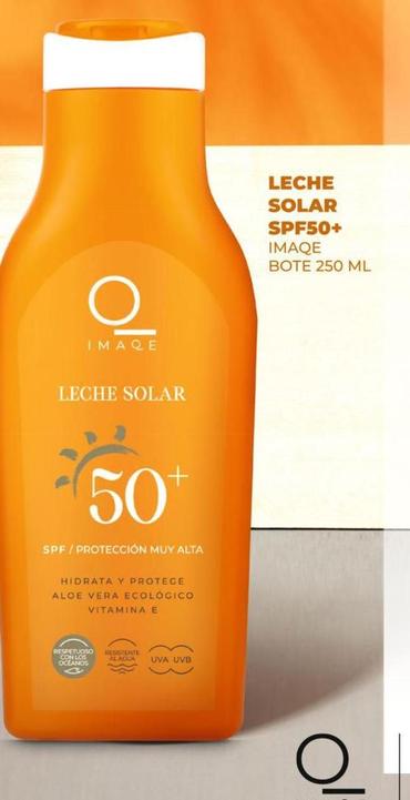 Oferta de Imaqe - Leche Solar SPF50+ en Dia
