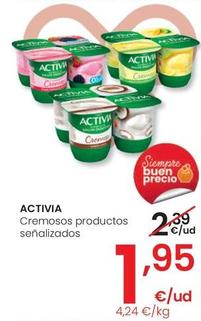 Oferta de Activia - Cremosos Productos por 1,95€ en Eroski