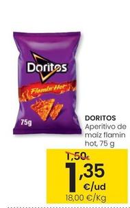 Oferta de Doritos - Aperitivo De Maiz Flamin Hot por 1,35€ en Eroski