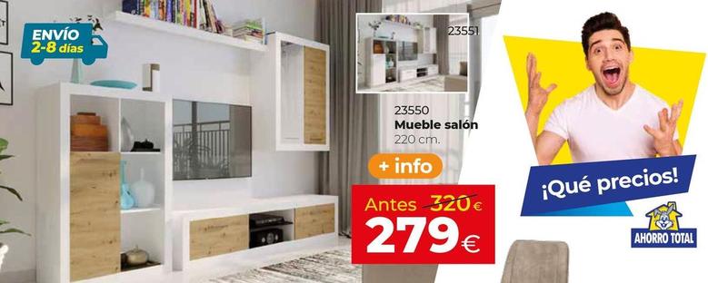 Oferta de Muebles de salón por 279€ en Ahorro Total