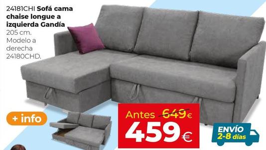 Oferta de Sofá cama por 459€ en Ahorro Total