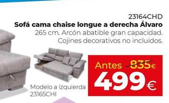Oferta de Sofá cama por 499€ en Ahorro Total