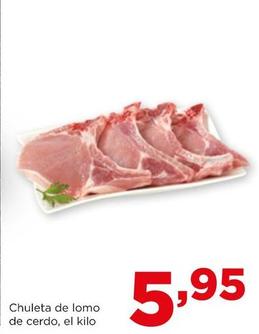 Oferta de Chuleta De Lomo de Cerdo por 5,95€ en Alimerka