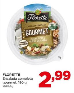 Oferta de Florette  - Ensalada Completa Gourmet  por 2,99€ en Alimerka