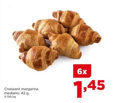 Oferta de Croissant Margarina Mediano por 1,45€ en Alimerka