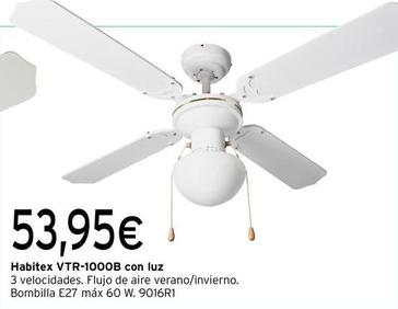 Oferta de Habitex - VTR-1000B Con Luz por 53,95€ en Cadena88