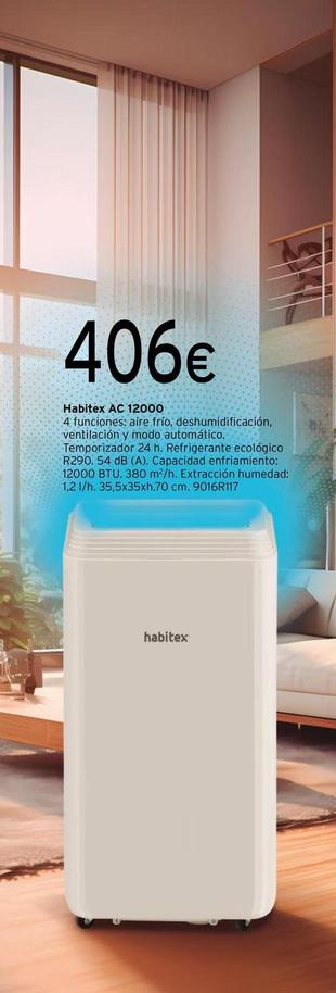 Oferta de Habitex - AC 12000 por 406€ en Cadena88