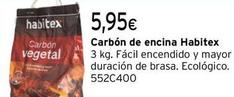 Oferta de Habitex - Carbon De Encina por 5,95€ en Cadena88
