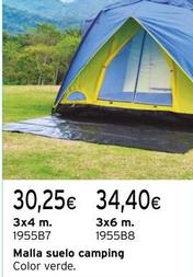 Oferta de Malla Suelo Camping por 30,25€ en Cadena88