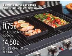 Oferta de Bandeja Para Barbacoa Reutilizable Y Antiadherente por 11,75€ en Cadena88