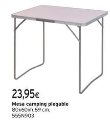 Oferta de Mesa Camping Plegable por 23,95€ en Cadena88