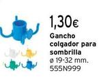 Oferta de Gancho Colgador Para Sombrilla por 1,3€ en Cadena88