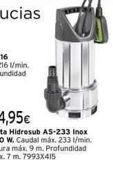 Oferta de Lista - Hidrosub As-223 Inox por 4,95€ en Cadena88