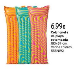 Oferta de Colchoneta de Playa Estampada  por 6,99€ en Cadena88