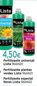 Oferta de Lista - Fertilizante Universal por 4,5€ en Cadena88