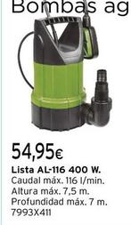 Oferta de Lista - AL-116 400W por 54,95€ en Cadena88