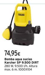 Oferta de Bomba Agua Sucias SP 9.500 Dirt por 74,95€ en Cadena88