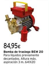 Oferta de Bomba de trasiego BEM 20 por 84,95€ en Cadena88