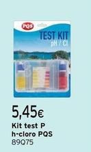 Oferta de PQS - Kit Test P H-Cloro por 5,45€ en Cadena88