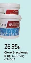 Oferta de Lista - Cloro 6 Acciones por 26,95€ en Cadena88