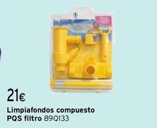 Oferta de PQS - Limpiafondos Compuesto Filtro por 21€ en Cadena88