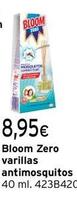 Oferta de Bloom -  Varillas Antimosquitos por 8,95€ en Cadena88