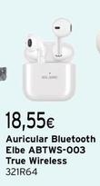 Oferta de Elbe - Auricular Bluetooth ABTWS=003 True Wireless por 18,55€ en Cadena88