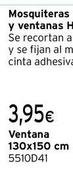 Oferta de Ventana 130x150 cm por 3,95€ en Cadena88