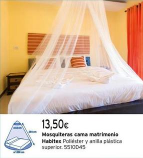 Oferta de Habitex - Mosquiteras Cama Matrimonio por 13,5€ en Cadena88