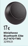 Oferta de Elbe - Minialtavoz Bluethooth ALT=N70-TWS por 17€ en Cadena88
