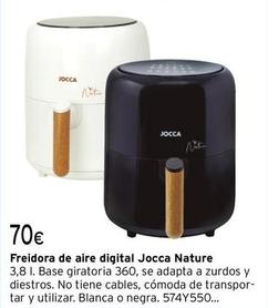 Oferta de Jocca - Freidora De Aire Digital Nature por 70€ en Cadena88