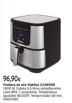 Oferta de Habitex - Freidora De Aire CC49055  por 96,9€ en Cadena88