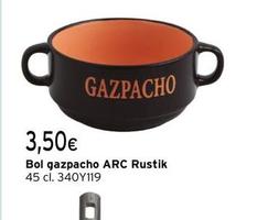 Oferta de Bol Gazpacho ARC Rustik por 3,5€ en Cadena88