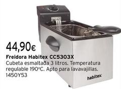 Oferta de Habitex - Freidora CC5303X por 44,9€ en Cadena88
