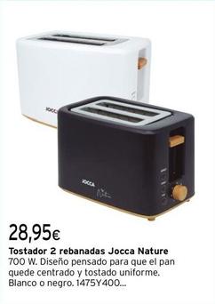 Oferta de Jocca - Tostador 2 Rebanadas Nature por 28,95€ en Cadena88