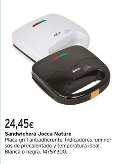 Oferta de Jocca - Sandwichera Nature por 24,45€ en Cadena88