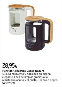 Oferta de Jocca - Hervidor Electrico Nature por 28,95€ en Cadena88