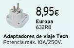 Oferta de Tech - Adaptadores De Viaje  por 8,95€ en Cadena88