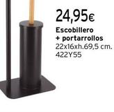 Oferta de Escobillero + Portarrollos por 24,95€ en Cadena88