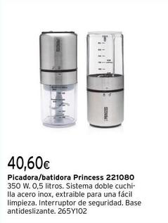 Oferta de Princess - Oicadora/Batidora 221080 por 40,6€ en Cadena88
