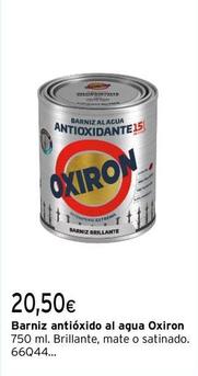 Oferta de Oxiron - Barniz Antioxido Al Agua por 20,5€ en Cadena88