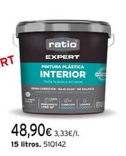 Oferta de Ratio - Pintura Plastica Interior por 48,9€ en Cadena88