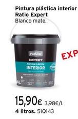 Oferta de Ratio - Pintura Plastica Interior Expert por 15,9€ en Cadena88