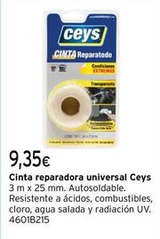 Oferta de Ceys - Cinta Reparadora Universal por 9,35€ en Cadena88